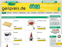 Tablet Screenshot of geilpreis.de